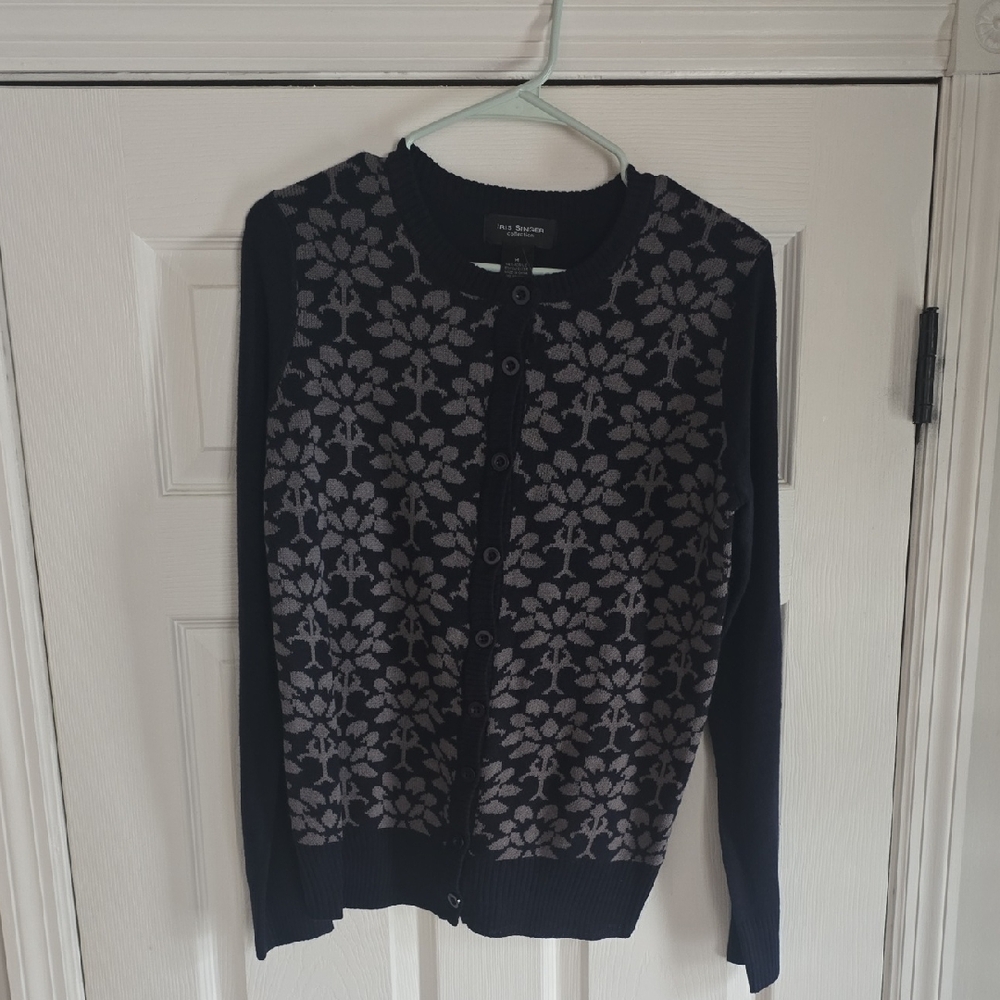 Blue  and Gray Women's Cardigan